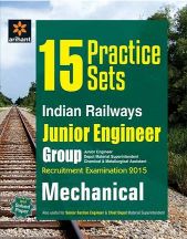 Arihant 15 Practice Sets Indian Railways Junior Engineer Recruitment Exam MECHANICAL